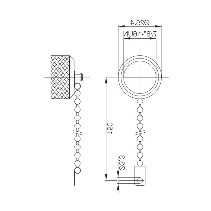 Profibus accessories, screw plug 7/8 inch, power port cover, 670021